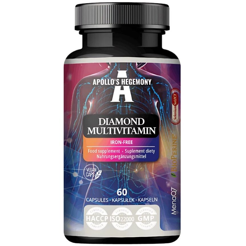 Diamond Multivitamin uden jern – 60 vcaps – Viking Supplements