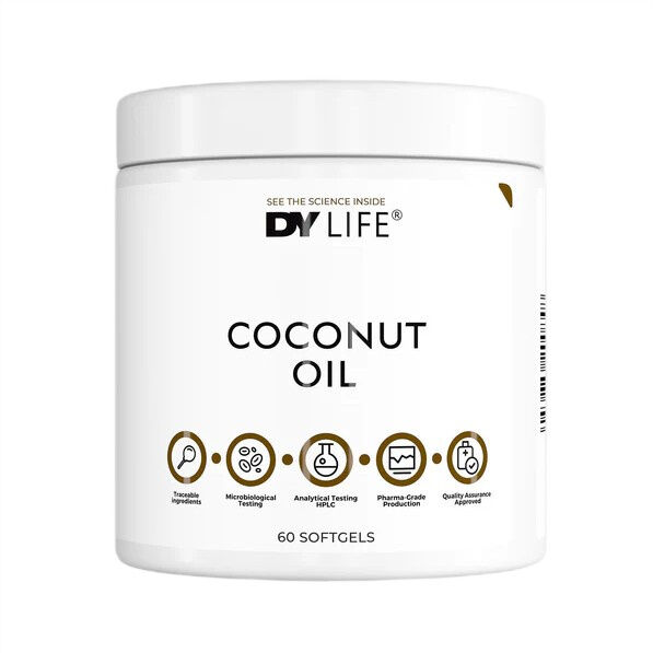 Dorian Yates DY LIFE Kokosolie 60 softgels