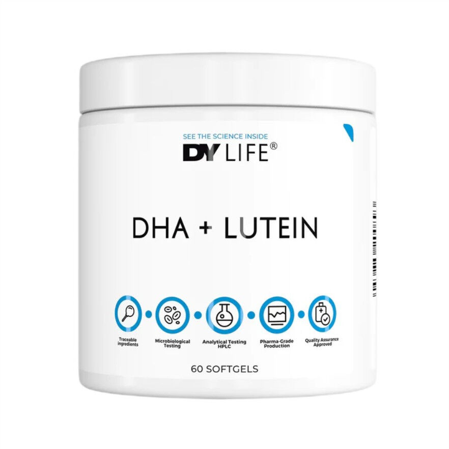 Dorian Yates – DY LIFE DHA + Lutein – 60 bløde kapsler – Viking Supplements