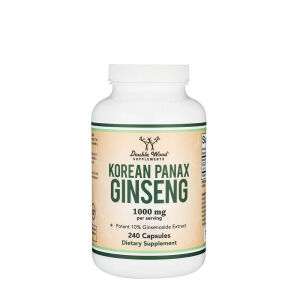 Double Wood Kosttilskud med koreansk Panax-ginseng (240 kapsler) – Viking Supplements