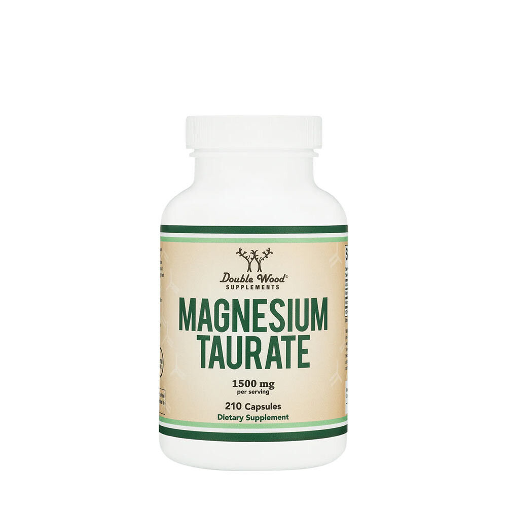 Double Wood Kosttilskud med magnesiumtaurat (210 kapsler) – Viking Supplements