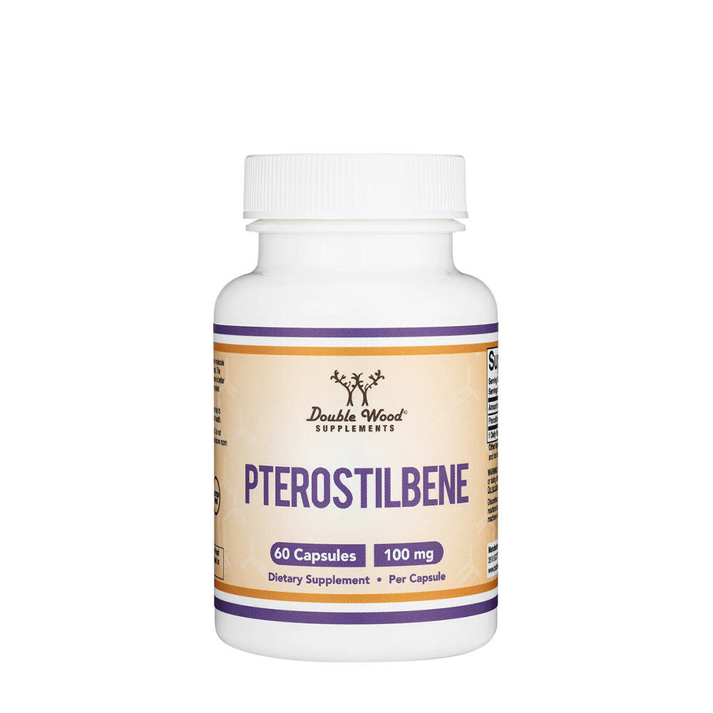 Double Wood Kosttilskud med pterostilben (60 kapsler) – Viking Supplements