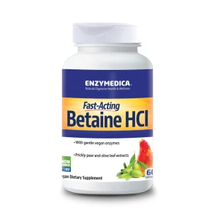 Enzymedica Betain-HCl 600 mg, 60 kapsler - Viking Supplements