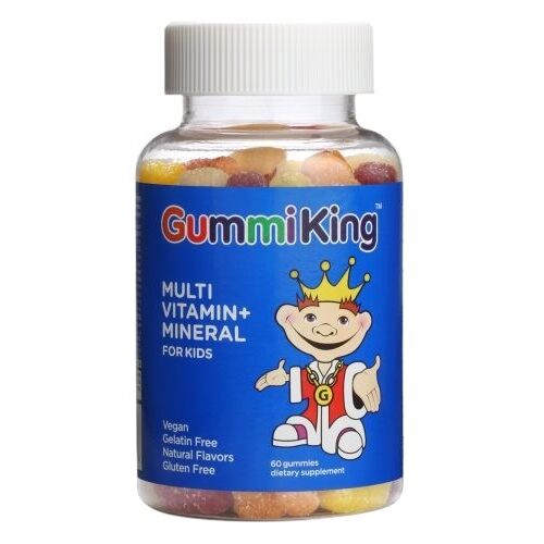 GUMMIKING Multivitamin + Mineral til børn (60 gummibonbons) - Viking Supplements