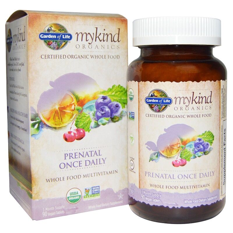 Garden of Life – Mykind Prenatal Once Daily – 90 tabletter – Viking Supplements