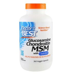 Glukosamin, kondroitin og MSM med OptiMSM – 360 kapsler – Viking Supplements