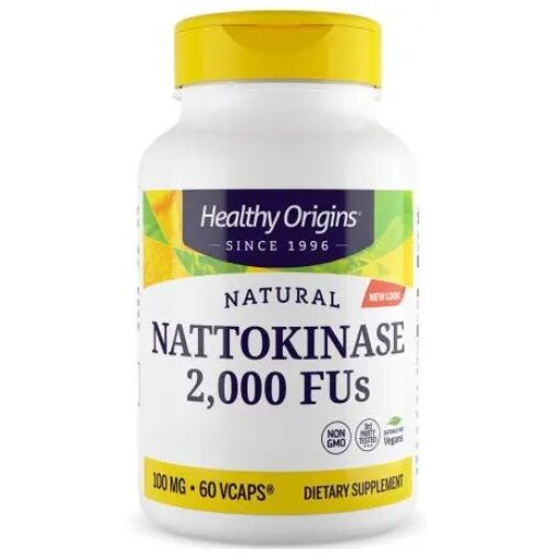 HEALTHY ORIGINS Naturlig nattokinase 2000 FU (60 kapsler) - Viking Supplements