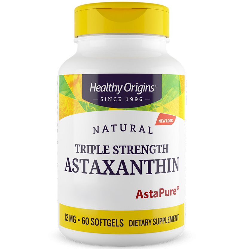 Healthy Origins Astaxanthin Depot 12 mg, 60 bløde kapsler – Viking Supplements