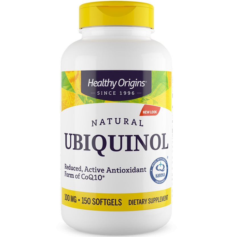 Healthy Origins Naturligt Ubiquinol 100 mg, 150 bløde kapsler - Viking Supplements