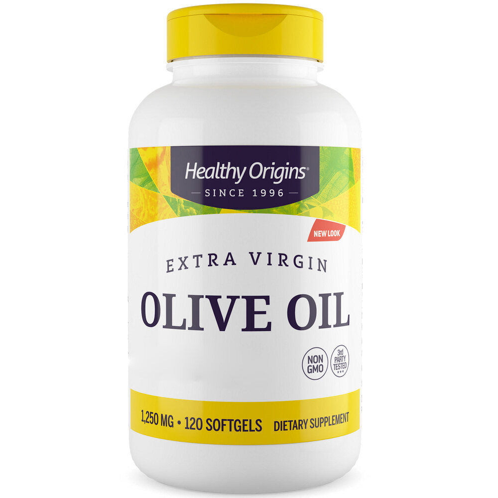 Healthy Origins Olive Oil 1 250mg 120 softgels - Billede 2