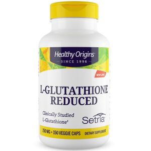 Healthy Origins Setria reduceret L-glutathion 250 mg, 150 kapsler – Viking Supplements