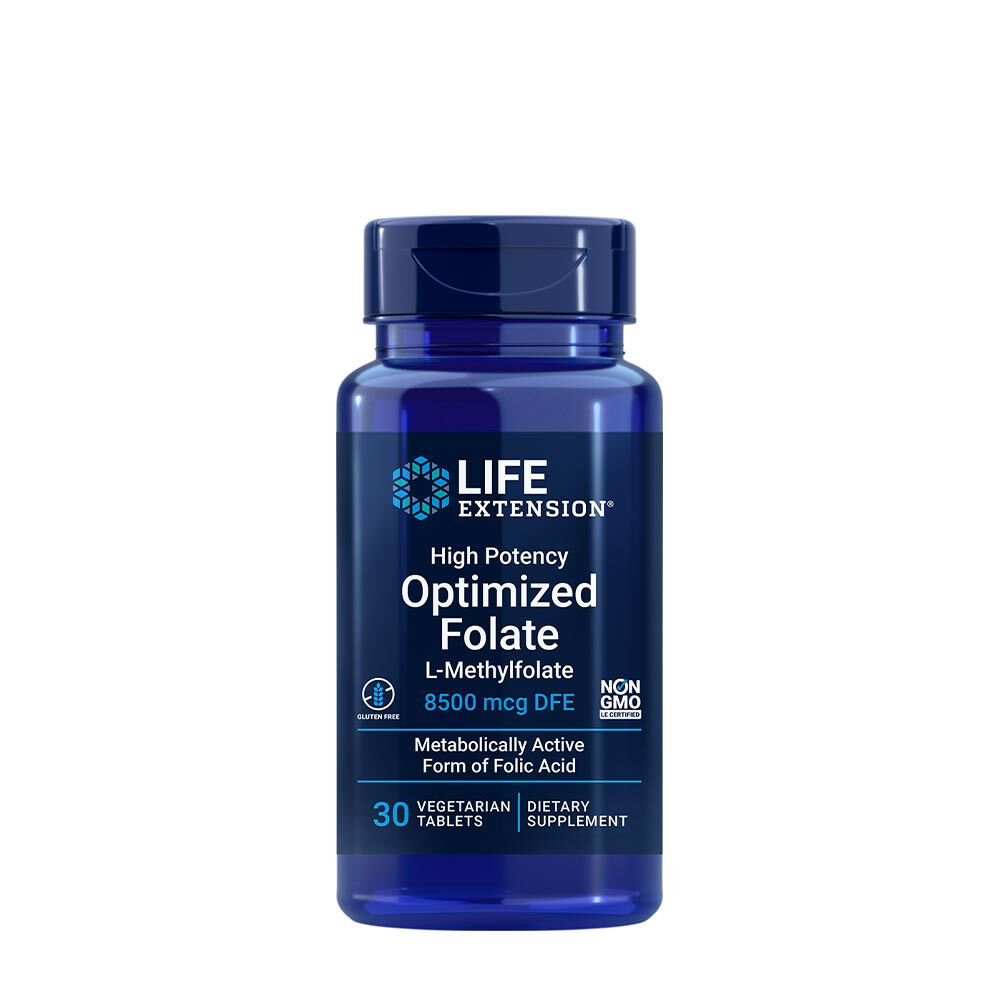 Folat med høj styrke – 30 vegetariske tabletter – Viking Supplements