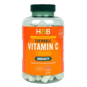 Tyggetabletter med højt indhold af C-vitamin