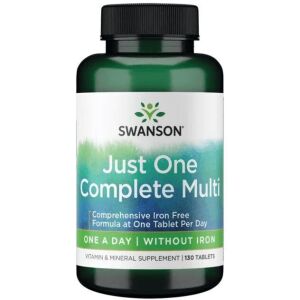 Bare ét komplet multivitaminpræparat uden jern – 130 tabletter – Viking Supplements