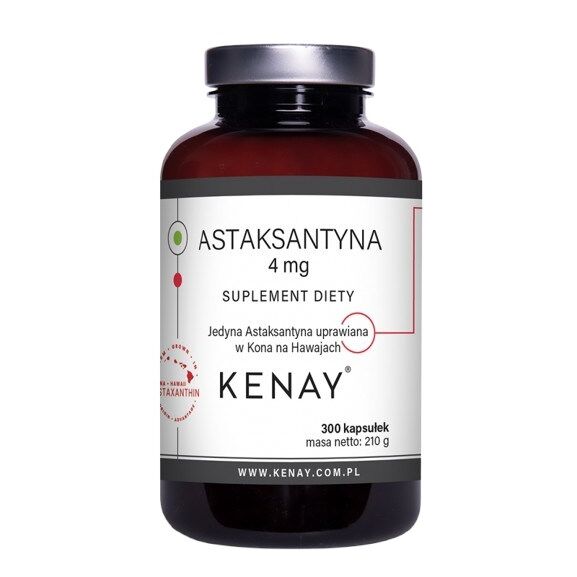 KENAY Astaxanthin 4 mg (300 kapsler) – Viking Supplements