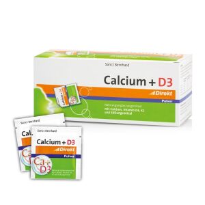 KRAUTERHAUS SANCT BERNHARD Calcium + D3 Direct Pulver (60 stk.) - Viking Supplements