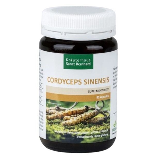 KRAUTERHAUS SANCT BERNHARD Cordyceps-svampeekstrakt – Cordyceps sinensis (90 kapsler) – Viking Supplements