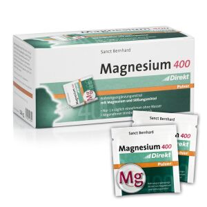 KRAUTERHAUS SANCT BERNHARD Magnesium 400 Direct Pulver (60 stk.) - Viking Supplements