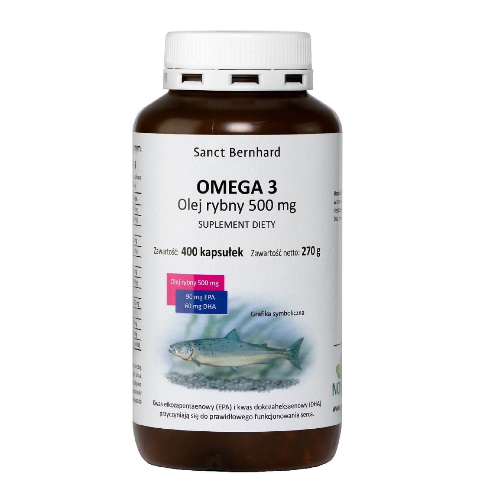 KRAUTERHAUS SANCT BERNHARD Omega-3-fiskeoliekapsler