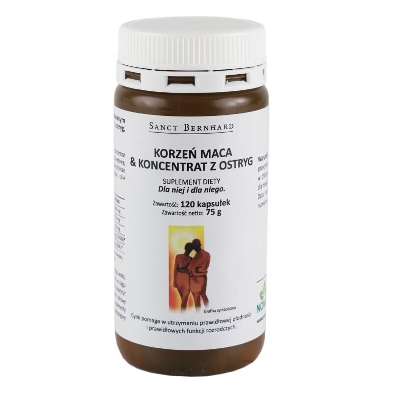 KRAUTERHAUS SANCT BERNHARD Østers Maca Active-kapsler (120 kapsler) – Viking Supplements