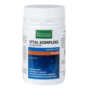 KRAUTERHAUS SANCT BERNHARD Vital Complex til mænd (90 kapsler) – Viking Supplements