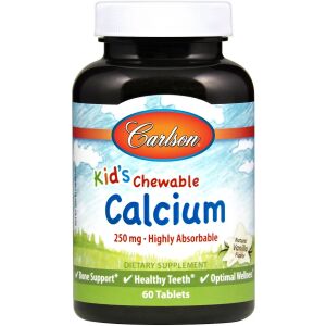 Tyggetabletter med calcium til børn