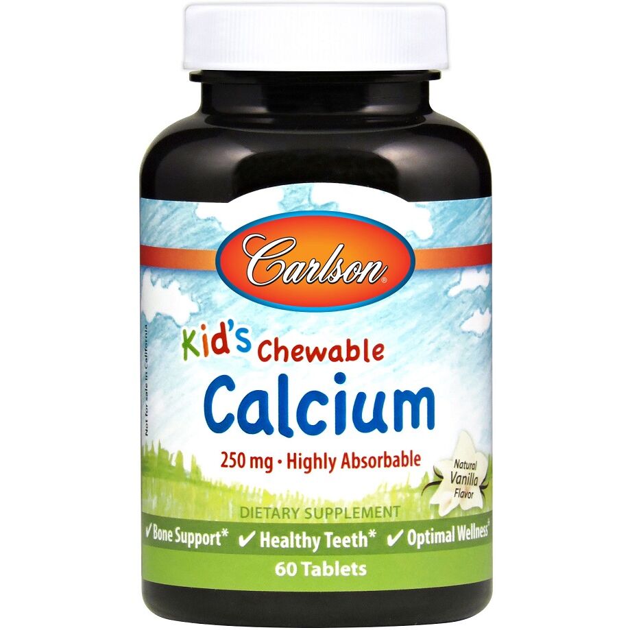 Tyggetabletter med calcium til børn