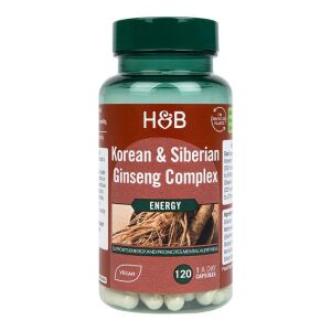 Kompleks med koreansk og sibirisk ginseng – 120 vcaps – Viking Supplements