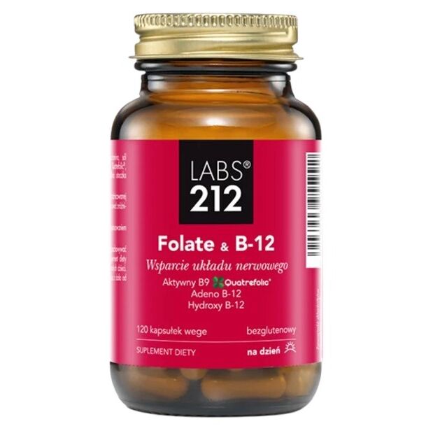 LABS212 Folat & B-12 (120 kapsler) - Viking Supplements