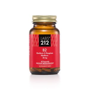 LABS212 Vitamin B2 Riboflavin 5'-fosfat + Riboflavin (60 kapsler) - Viking Supplements