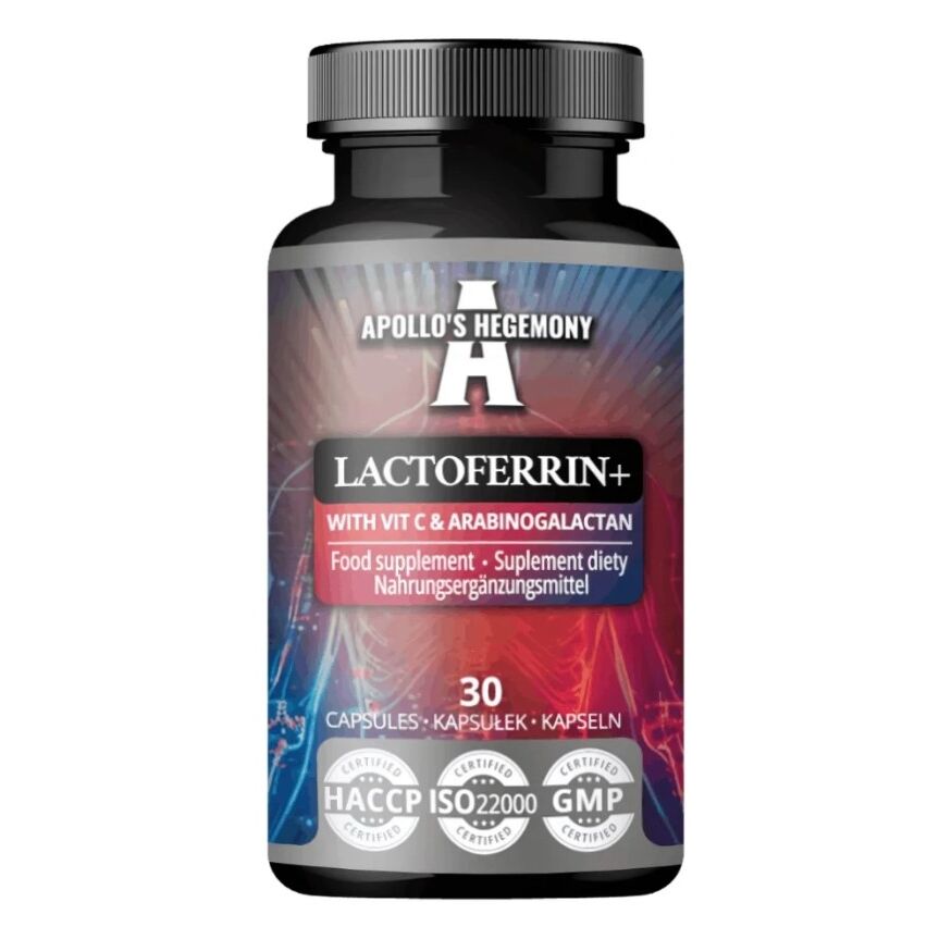 Lactoferrin+ med C-vitamin og arabinogalactan – 30 kapsler – Viking Supplements
