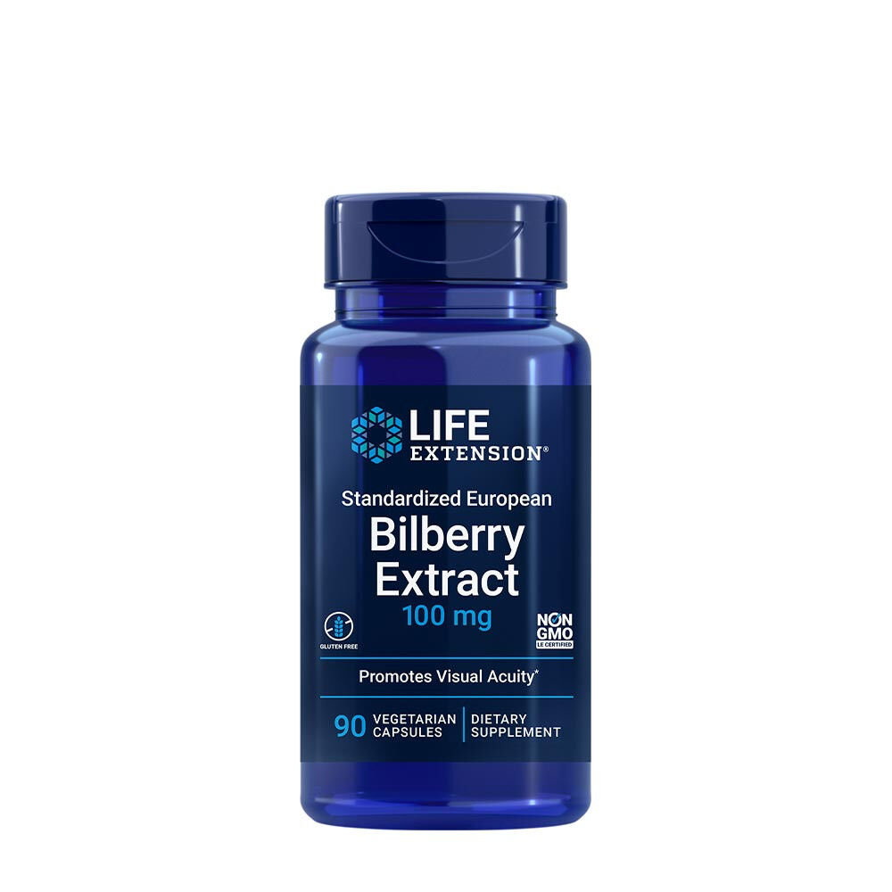Life Extension – Standardiseret europæisk blåbærekstrakt (90 vegetabilske kapsler) – Viking Supplements