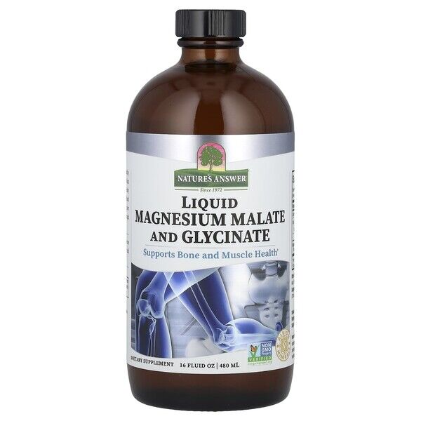 Flydende magnesiummalat og glycinat – 480 ml – Viking Supplements