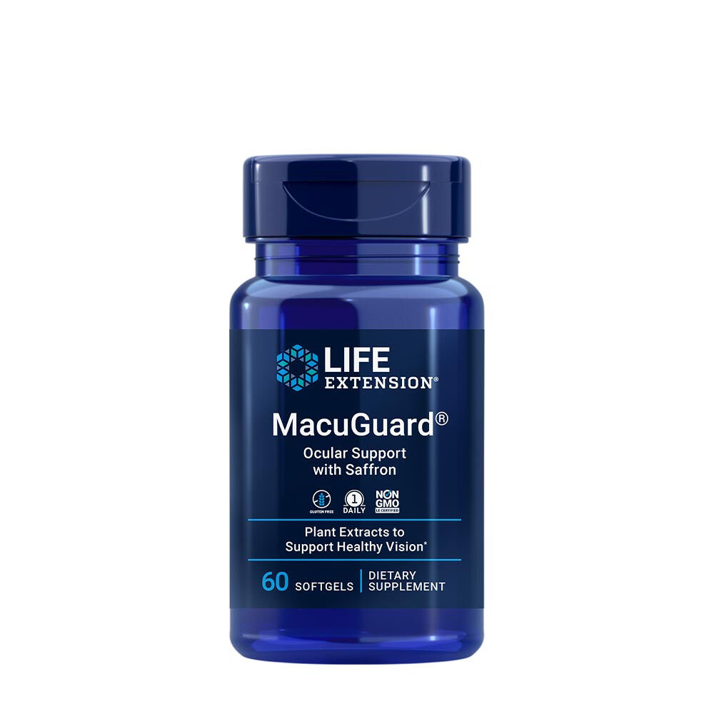 MacuGuard Øjenpleje med safran – 60 bløde kapsler – Viking Supplements