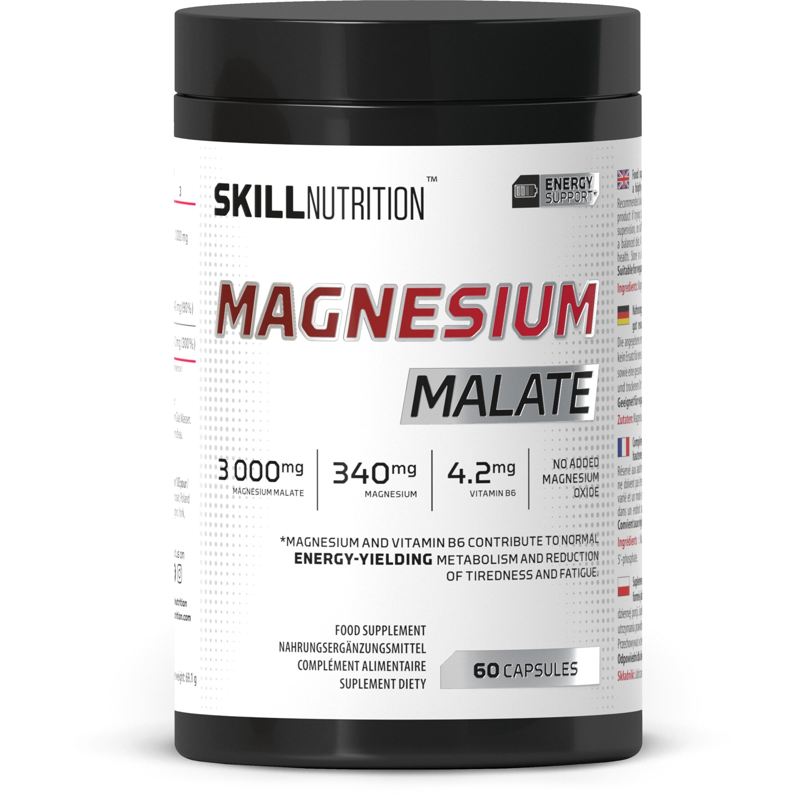 Magnesiummalat – 60 kapsler – Viking Supplements