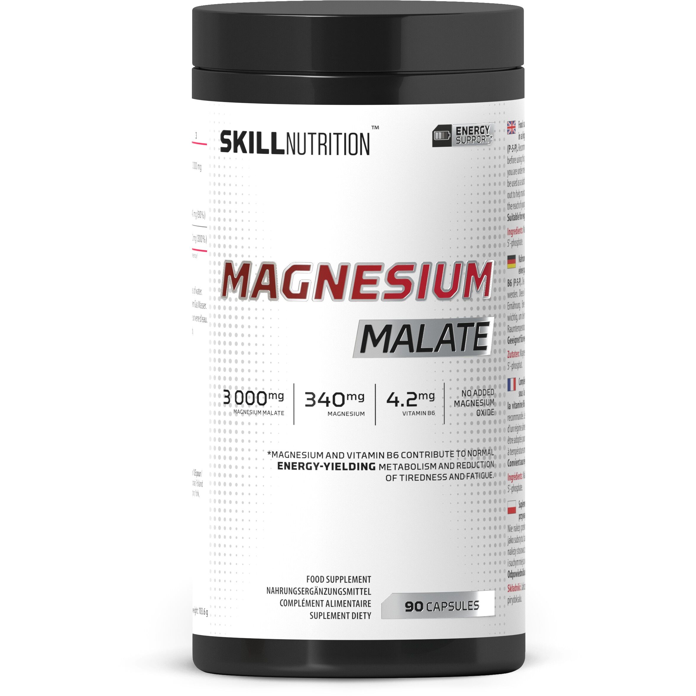 Magnesiummalat – 90 kapsler – Viking Supplements