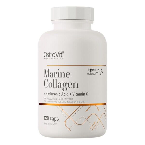 Marint kollagen + hyaluronsyre + C-vitamin – 120 kapsler – Viking Supplements