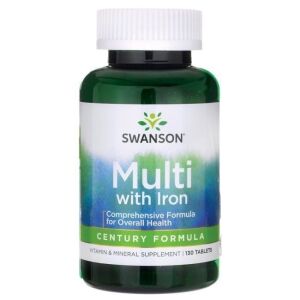 Multivitamin med jern – Century Formula – 130 tabletter – Viking Supplements