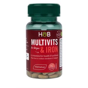 Multivitaminer og jern – 60 tabletter (EAN 5059604689468) – Viking Supplements
