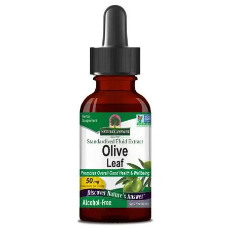 NATURE'S ANSWER Olivenbladsekstrakt (60 ml / 2 fl. oz.) – Viking Supplements