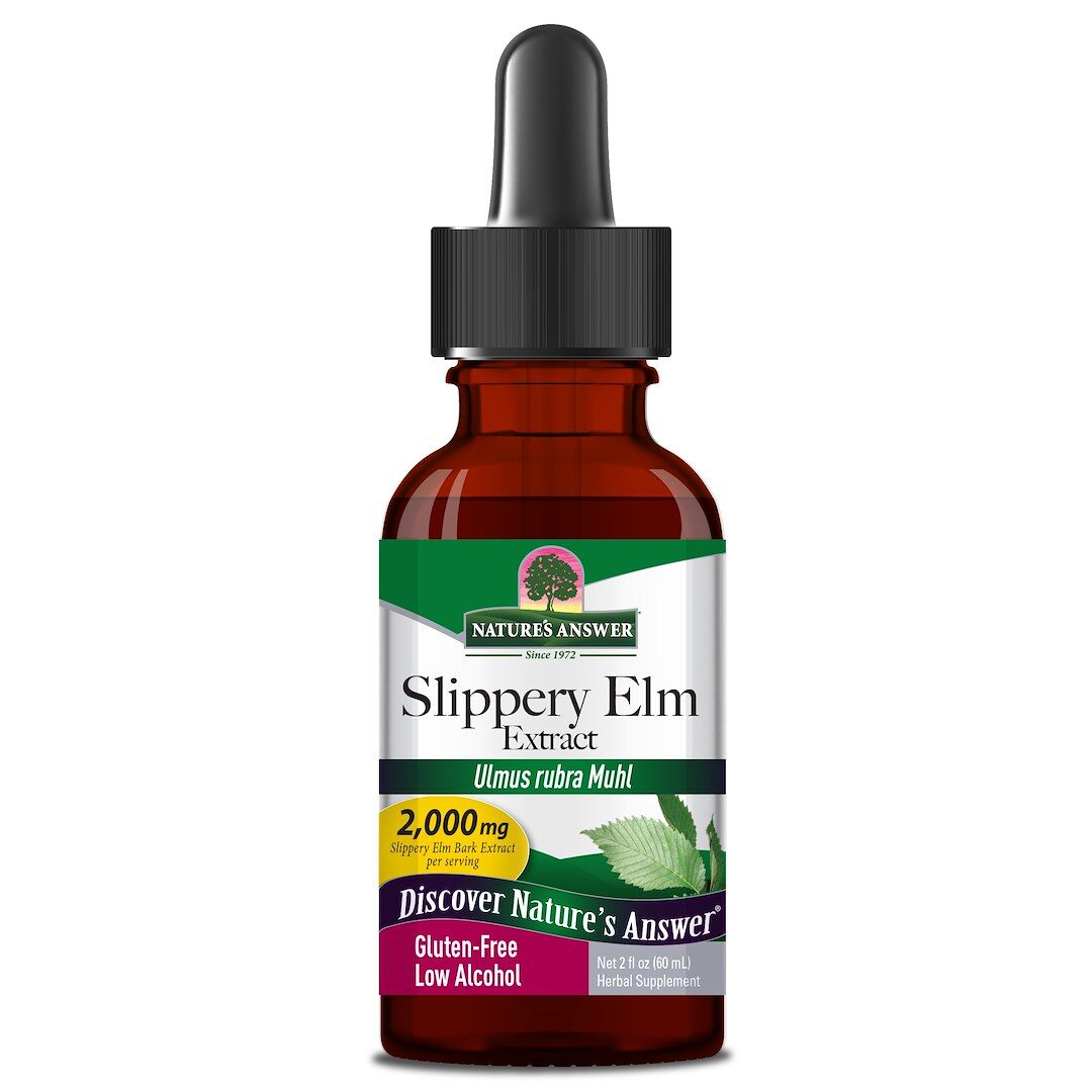 NATURE'S ANSWER Glat elm-ekstrakt (60 ml / 2 fl. oz.) – Viking Supplements