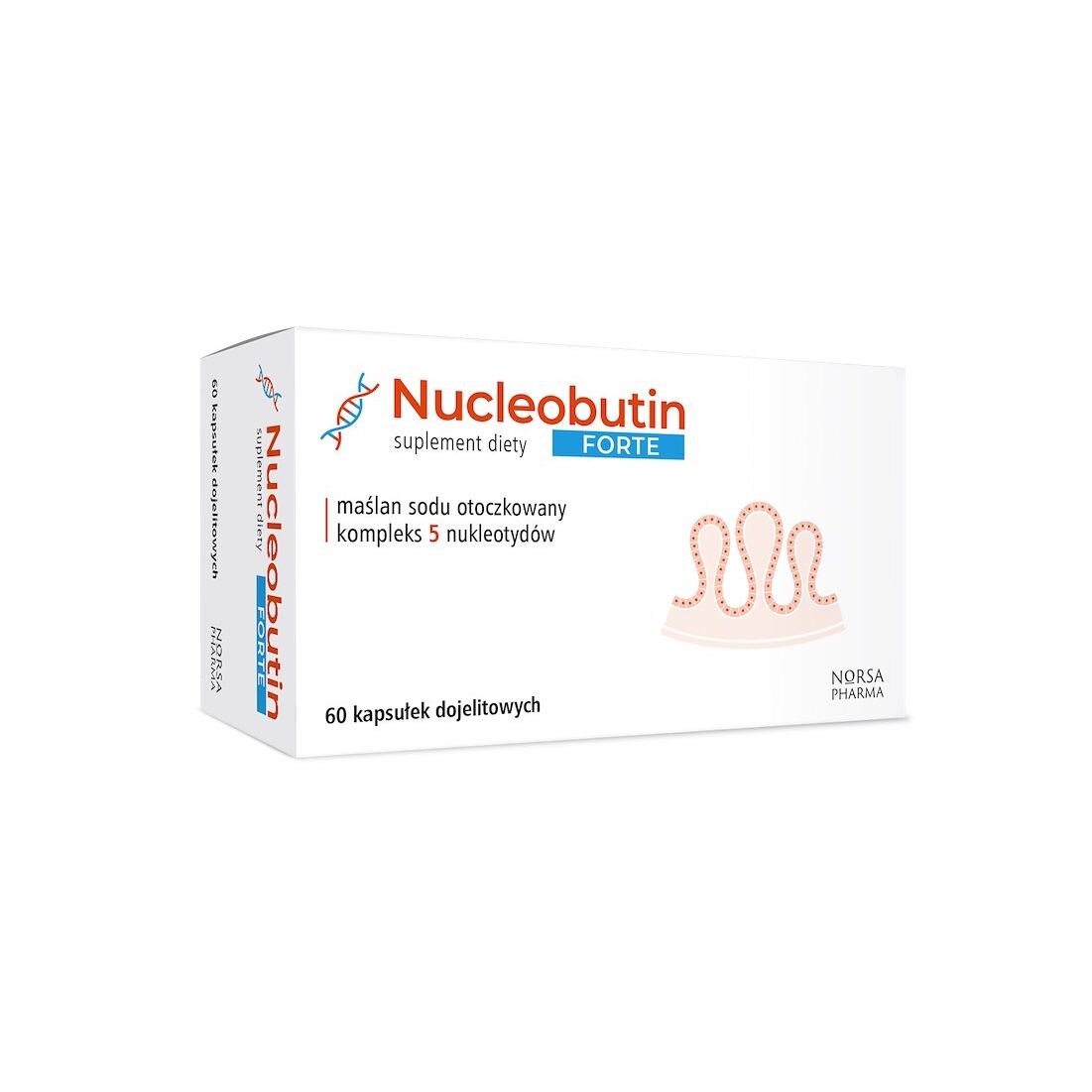 NORSA PHARMA Nucleobutin Forte (60 kapsler) - Viking Supplements