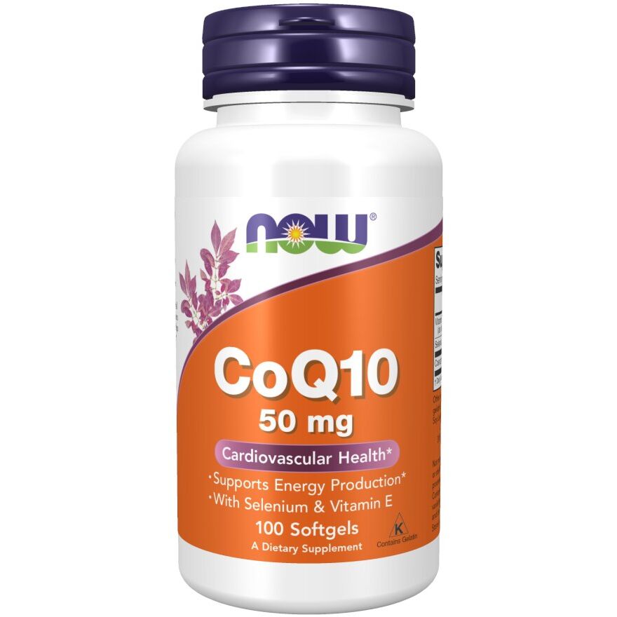 NOW FOODS CoQ10 50 mg (100 kapsler) – Viking Supplements