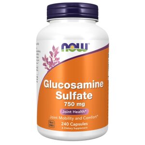 NOW FOODS Glukosaminsulfat 750 mg (240 kapsler) - Viking Supplements