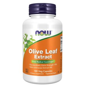 NOW FOODS Olivenbladsekstrakt (100 kapsler) – Viking Supplements