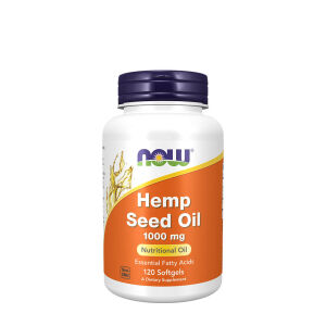 NOW Hampfrøolie 1000 mg (120 bløde kapsler) - Viking Supplements