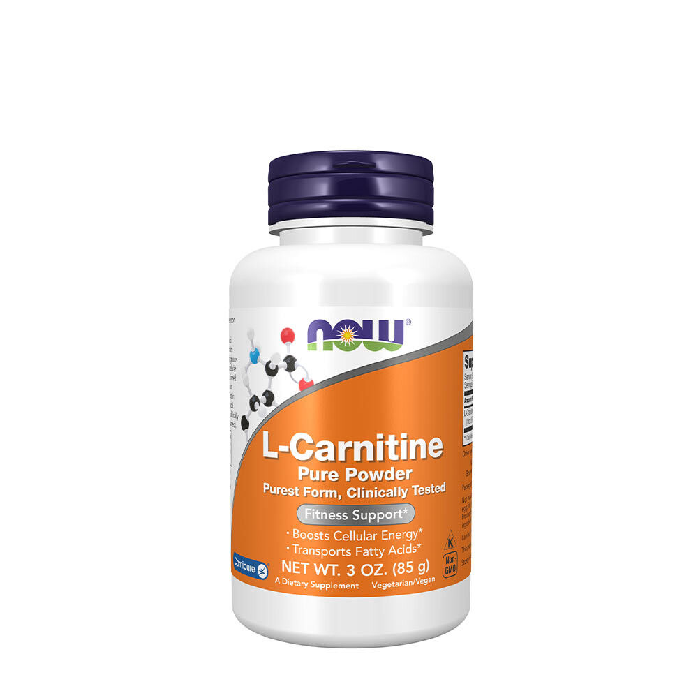 NOW L-karnitin i pulverform (85 g) – Viking Supplements