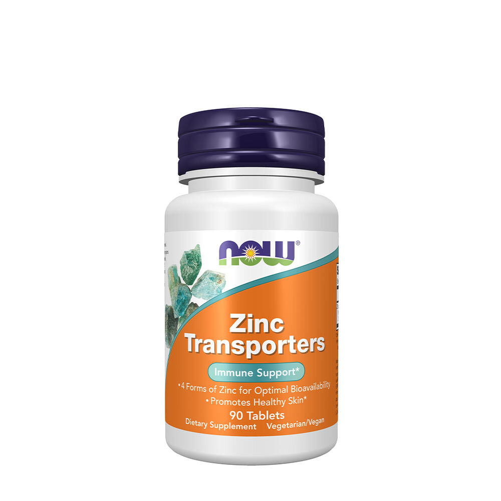 NOW Zinktransportører 22 mg (90 tabletter) - Viking Supplements