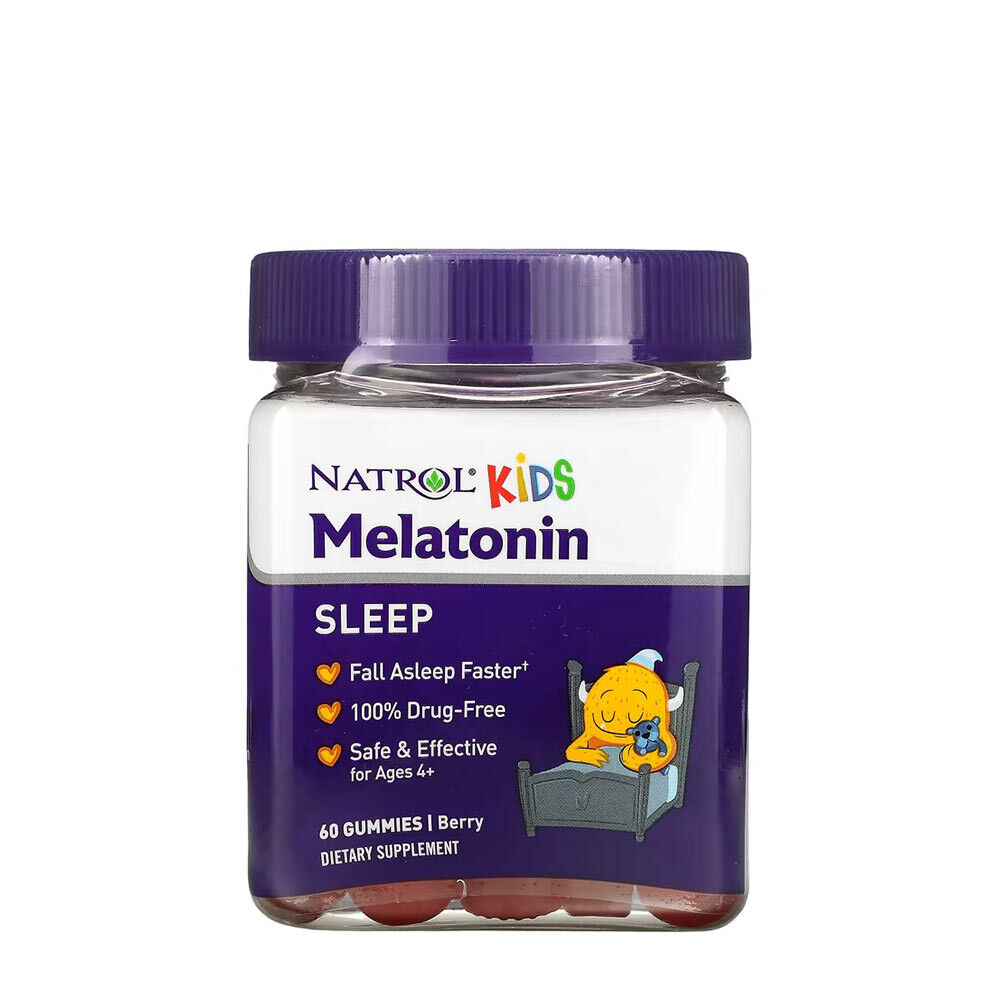 Natrol Kids Melatonin-gummibonbons med bærsmag (60 stk.)