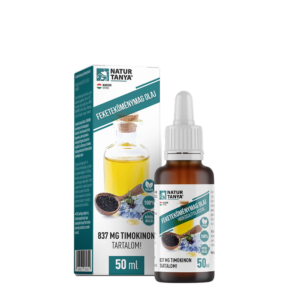 Natur Tanya 100% Sort spidskommenolie (50 ml) - Viking Supplements